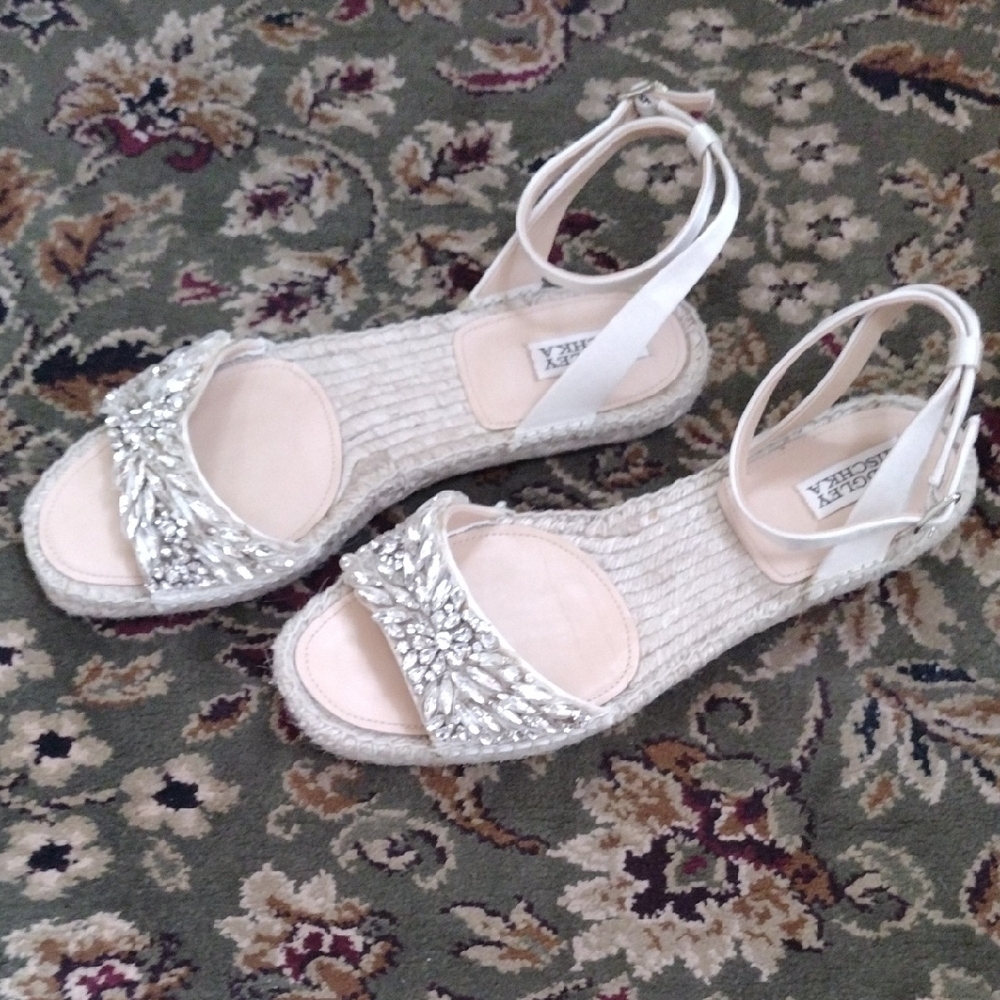 Badgley Mischka Satine Espadrille Sandal 8.5